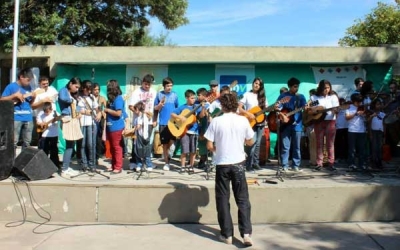 Se presentó la Escuela Municipal de Música Popular en Granadero Baigorria