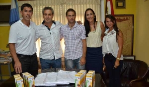 Alejandro Ramos recorre obras que realiza el gobierno nacional en el sur de Santa Fe