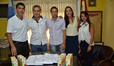 Alejandro Ramos recorre obras que realiza el gobierno nacional en el sur de Santa Fe