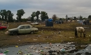 Toma de terrenos en Baigorria