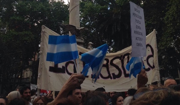 Concentración en el Congreso Nacional