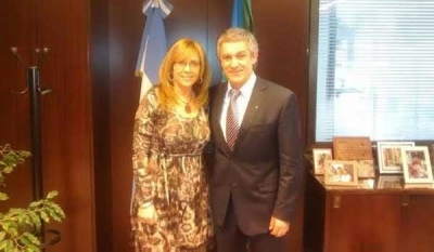 Giaccone se reunió con el Secretario de Deportes y Juventud del gobierno de Scioli