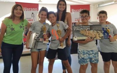 Alumnos ajedrecistas baigorrienses se destacaron en San Luis
