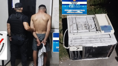 Apresan a un hombre por robar un aire acondicionado de una fábrica