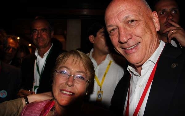 Bonfatti presenció los comicios de Chile y saludó a Bachelet