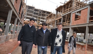 Ramos destacó el anuncio de Cristina de abrir la inscripción para las 239 viviendas del Pro.Cre.Ar en Baigorria