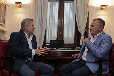 En el Senado, Mirabella y Lewandoski compartieron “una agenda para el desarrollo de Rosario y la provincia”
