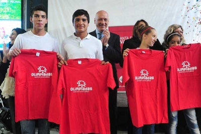 Bonfatti presentó en Rosario las Olimpíadas Santafesinas