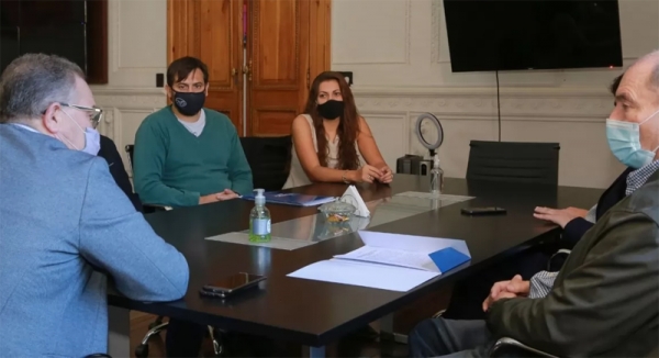 Intendentes de Bermúdez y Baigorria se reunieron con el ministro de Seguridad