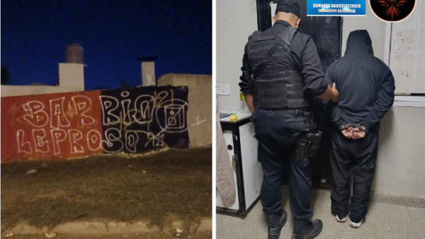 Un detenido por realizar pintadas en la vía pública
