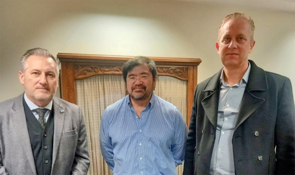 Lewandowski y Rabbia se reunieron con el fiscal de Victoria, Claudio Kishimoto