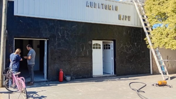 Se incendió un templo evangélico en San Fernando