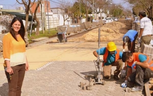 Baigorria potencia su obra pública con accesos pavimentados a escuelas