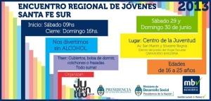 Encuentro Regional de Jóvenes Santa Fe Sur en Baigorria