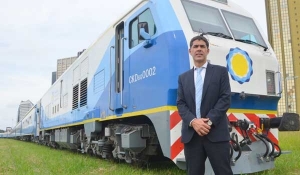 Ramos destacó el anuncio de Randazzo y la llegada del tren a Rosario
