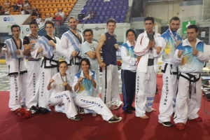Un bermudence en el campeonato mundial de Tae Kwon Do