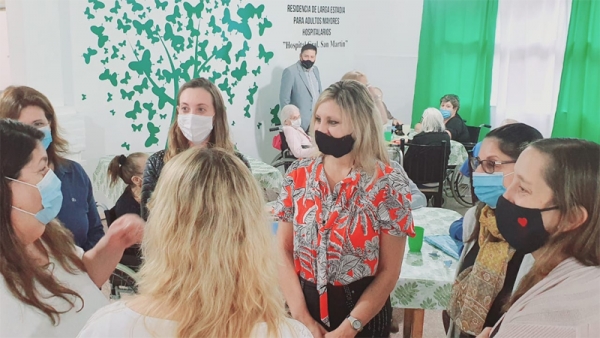 Sacnún participó de la inauguración del nuevo geriátrico del hospital San Martín de Firmat