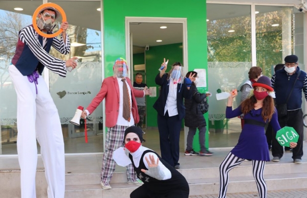 Cultura del Municipio realizó propuestas artísticas para animar las salidas recreativas