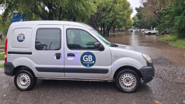 Temporal excepcional en Granadero Baigorria: más de 100 mm de lluvia en pocas horas y operativo municipal en marcha