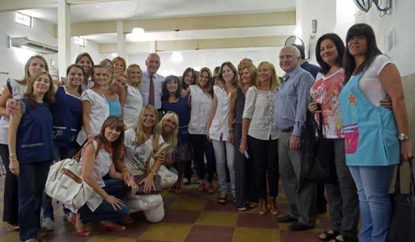 Bonfatti entregó aportes para obras a instituciones de Pérez