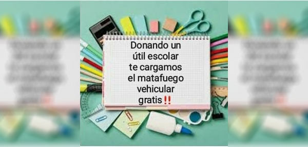 Campaña solidaria para llevar útiles escolares a las islas