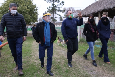 El senador Lewandowski en Baigorria