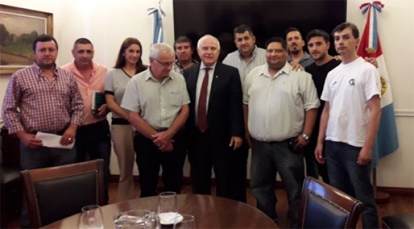 Sutracovi se reunió con el gobernador Miguel Lifschitz