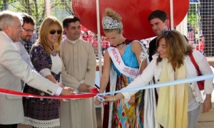 La diputada Giaccone asistió y recorrió exposiciones en Bigand y Los Quirquinchos