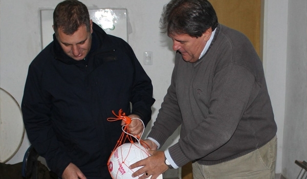 Rubeo visitó el Club Botafogo