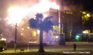 Feroz incendio en Celulosa Argentina