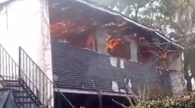 Ardió una casa de barrio Correo