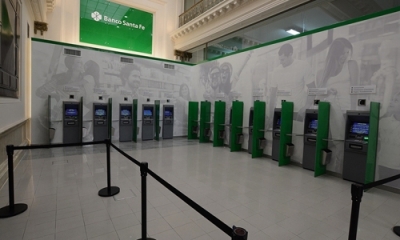 Banco Santa Fe inauguró un moderno lobby de Cajeros Automáticos en la ciudad de Santa Fe