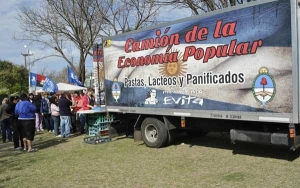 Vuelve el camión de la Economía Popular de pastas a Baigorria