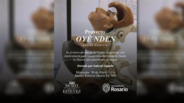 Gabriel Cepeda dará una charla sobre la cultura Chaná