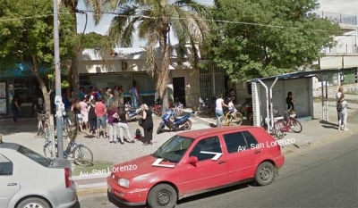 Robo al Banco en Bermúdez: Delincuentes abandonan auto tras llevarse $1.500.000