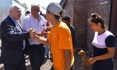 Lifschitz recorrió en Arroyo Seco barrios afectados por la inundación