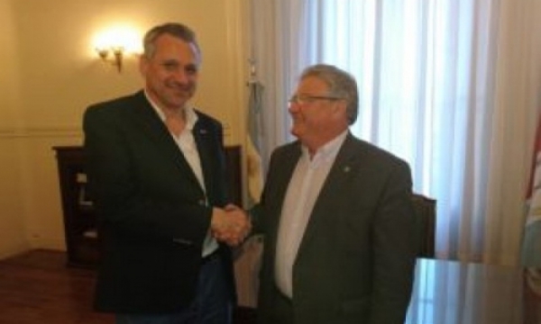 Bocco estuvo con el vicegobernador de Santa Fe