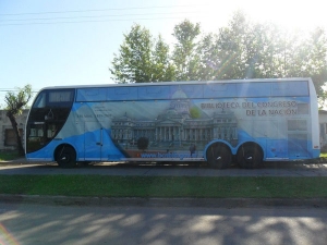 Llega el Biblio Móvil del Congreso Nacional a Granadero Baigorria 