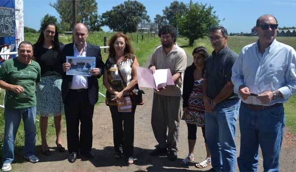 Jorge Henn estuvo en Baigorria y visitó La Calamita
