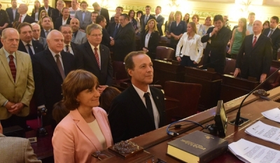 Giustiniani y Augsburger asumieron sus bancas en la legislatura provincial