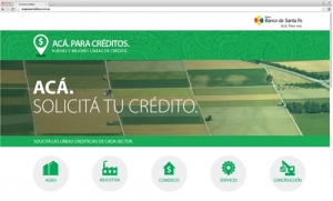En sólo 45 días, el nuevo micrositio del Banco de Santa Fe recibió más de 800 solicitudes de créditos on line