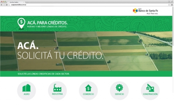 En sólo 45 días, el nuevo micrositio del Banco de Santa Fe recibió más de 800 solicitudes de créditos on line
