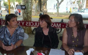 Alicia Ciciliani estuvo en Baigorria