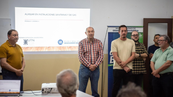 Dale gas: comenzó en Baigorria la formación profesional dictada por el Municipio y la UTN