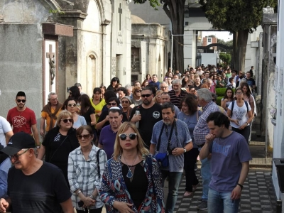 Se realizó la visita guiada en el cementerio hebreo de Baigorria