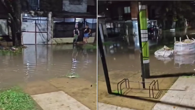 En un sólo día cayó casi el doble de agua a la esperada para este mes