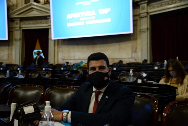 Marcos Cleri en la apertura de sesiones ordinarias del Congreso nacional