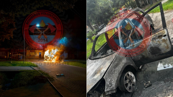 Fotos gentileza Bomberos Voluntarios de Baigorria