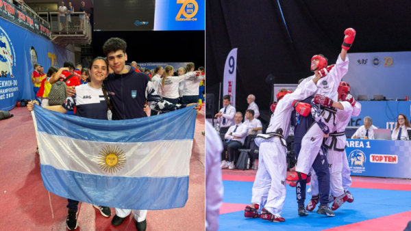 Francisco Kern se consagró campeón mundial con la Selección Argentina de Taekwondo ITF en Croacia