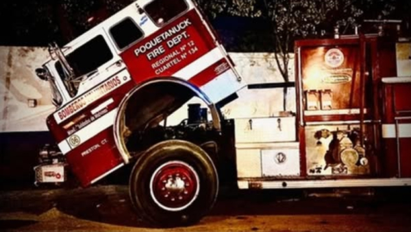 El autobomba está fuera de servicio